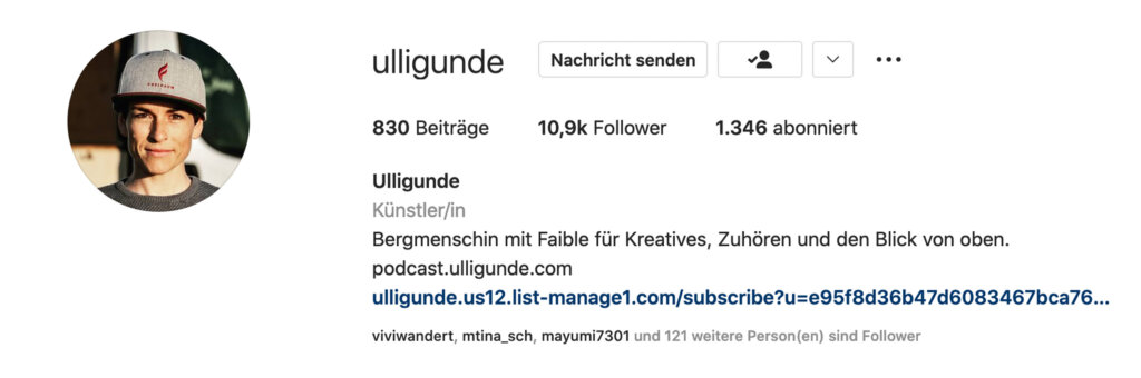 Instagram von @ulligunde.