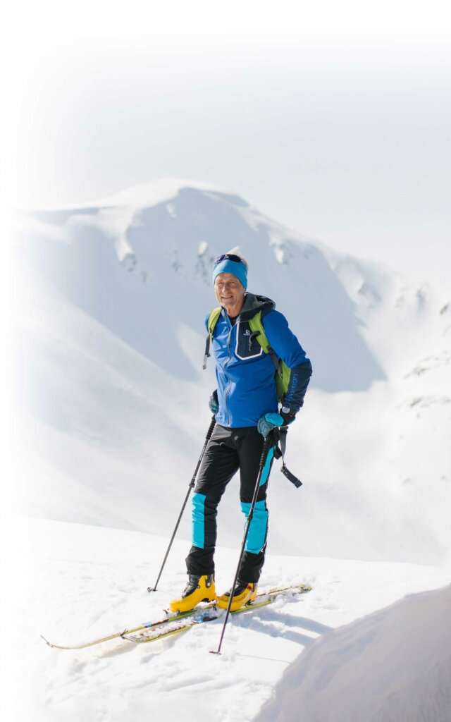 Robert Renzler auf Skitour.