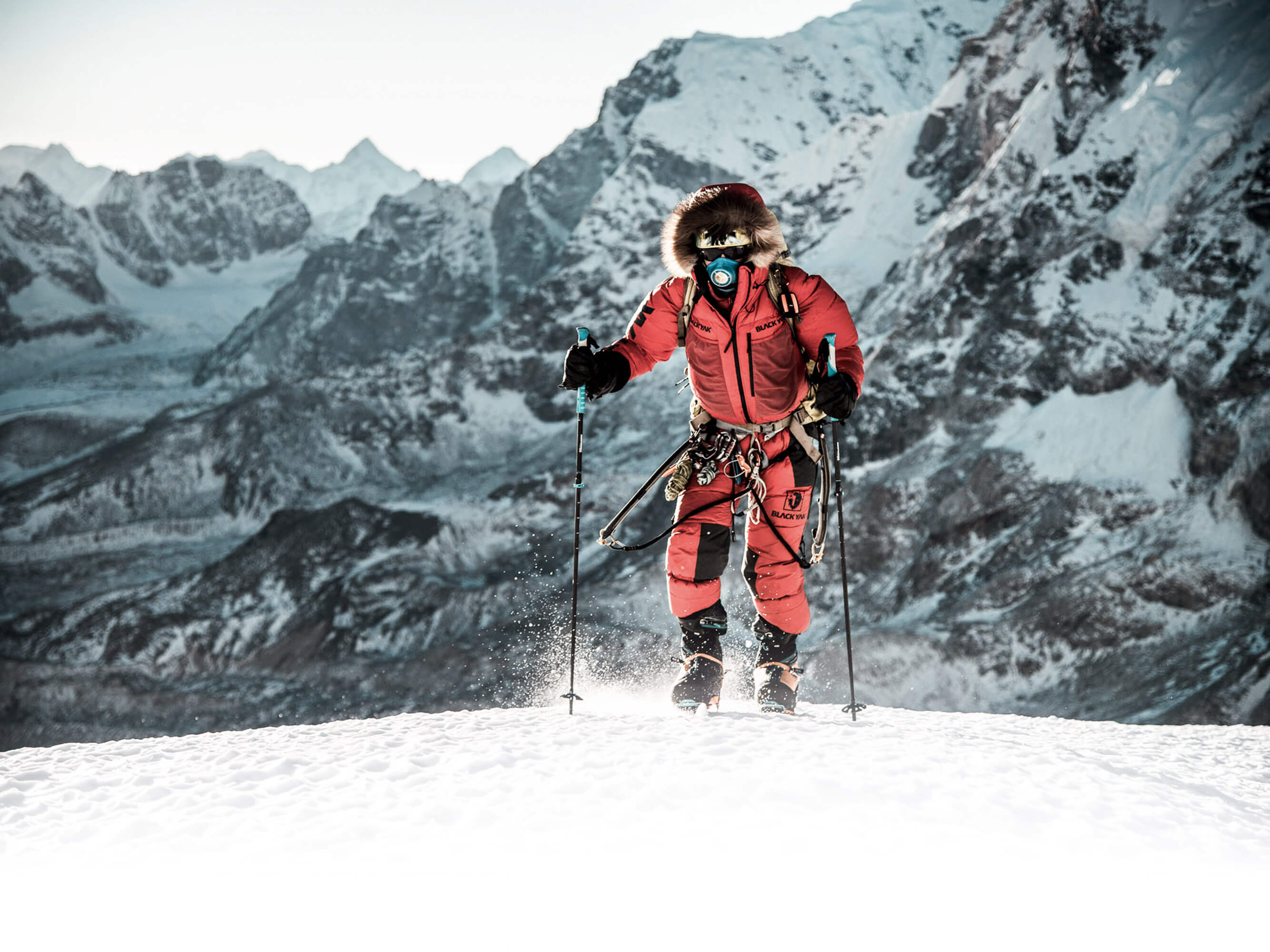 Jost Kobusch beim Versuch einer Winterbesteigung des Mount Everest.