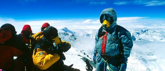 Gipfel Mount Everest, Foto: Robert Bösch