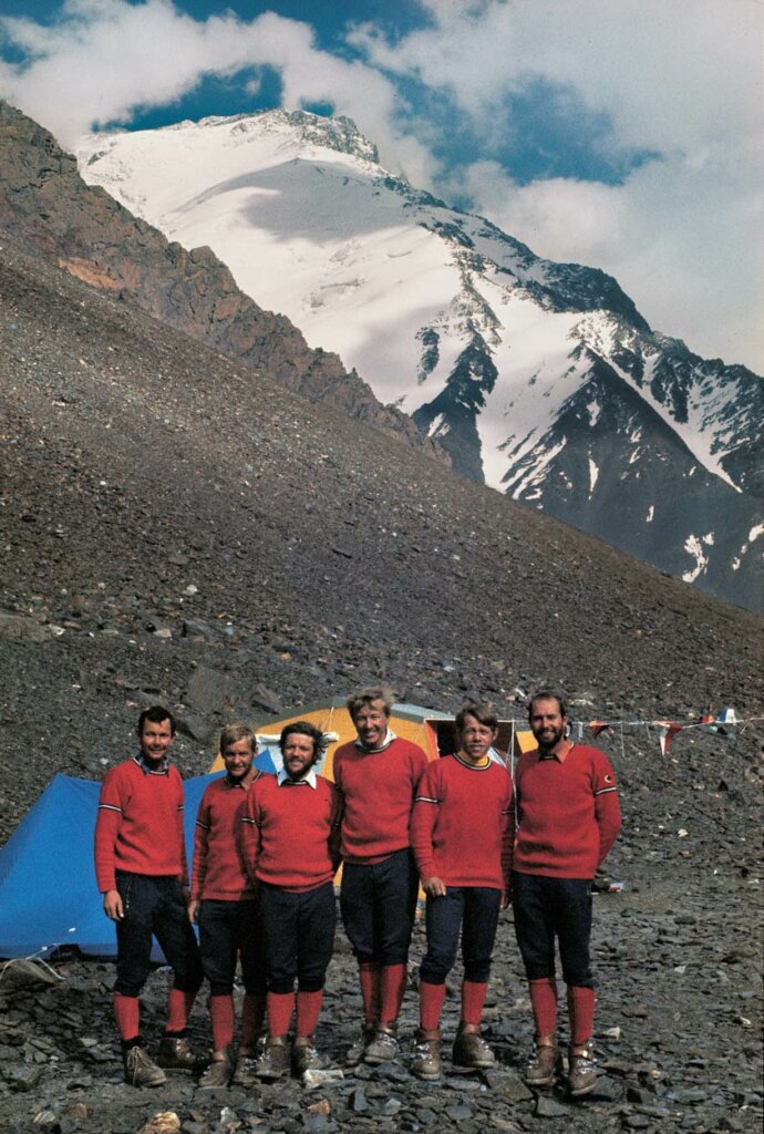 Tiroler Hindukusch-Ski-Expedition, erste Skibefahrung des 7492 Meter hohen Noshaq. Foto: Archiv Gabl