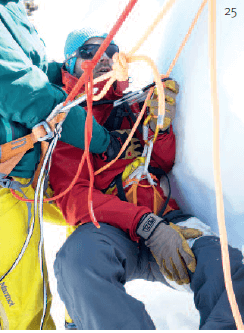 Erste Hilfe in Gletscherspalte