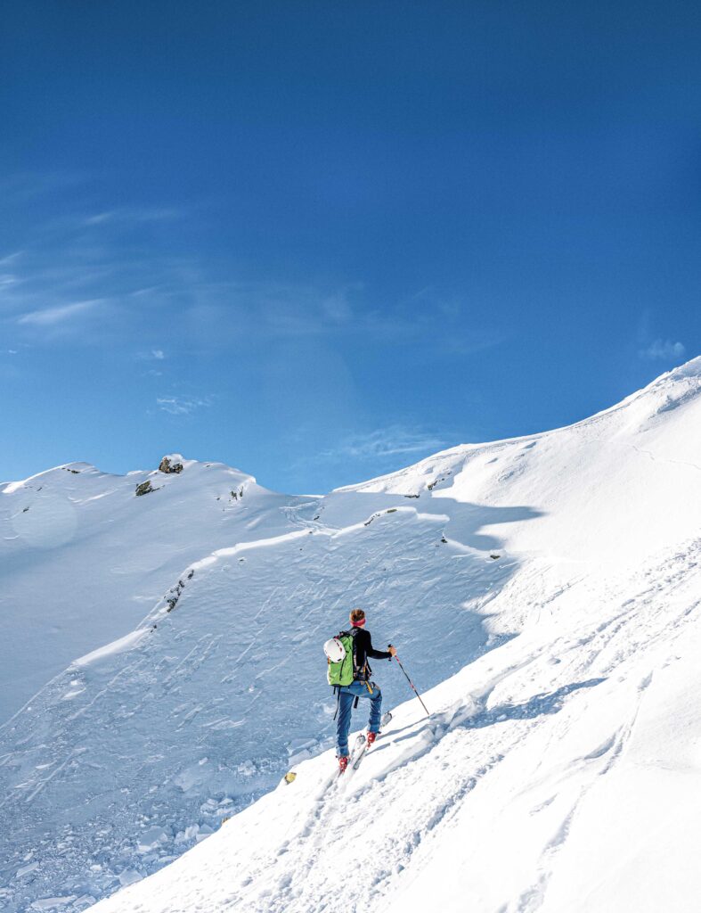 Lawinenabgang am Pirchkogel nördlich von Kühtai.