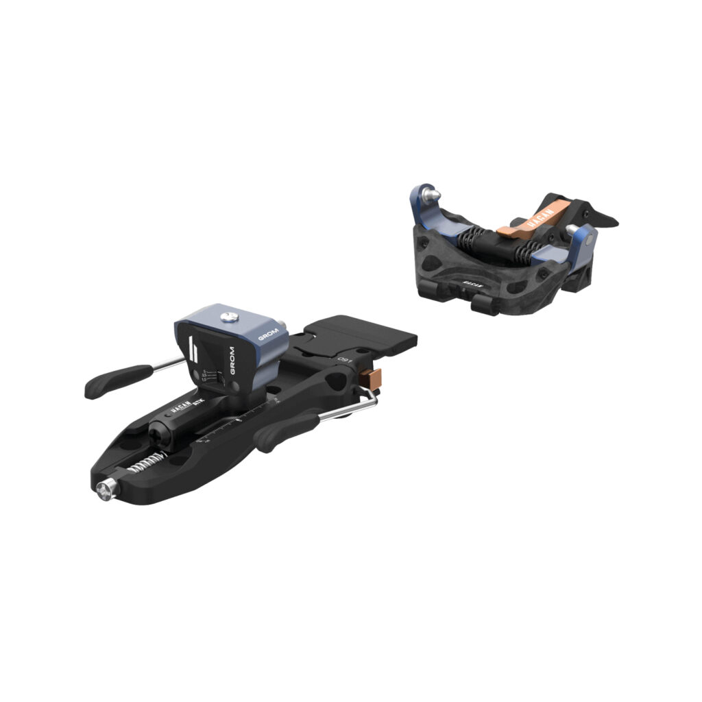 Pin-Bindung für Kinder: Hagan GROM 5 mit einem Z-Wert von 1,5–5. Foto: Hagan Ski